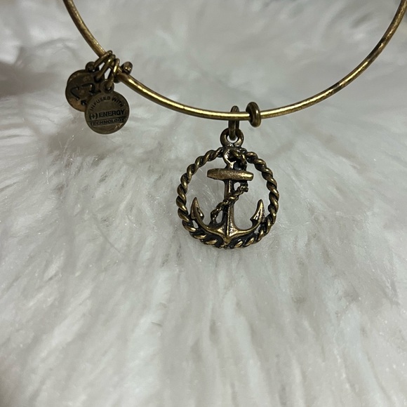 Alex and Ani Anchor with Rope in Rafaelian Gold - Picture 5 of 7